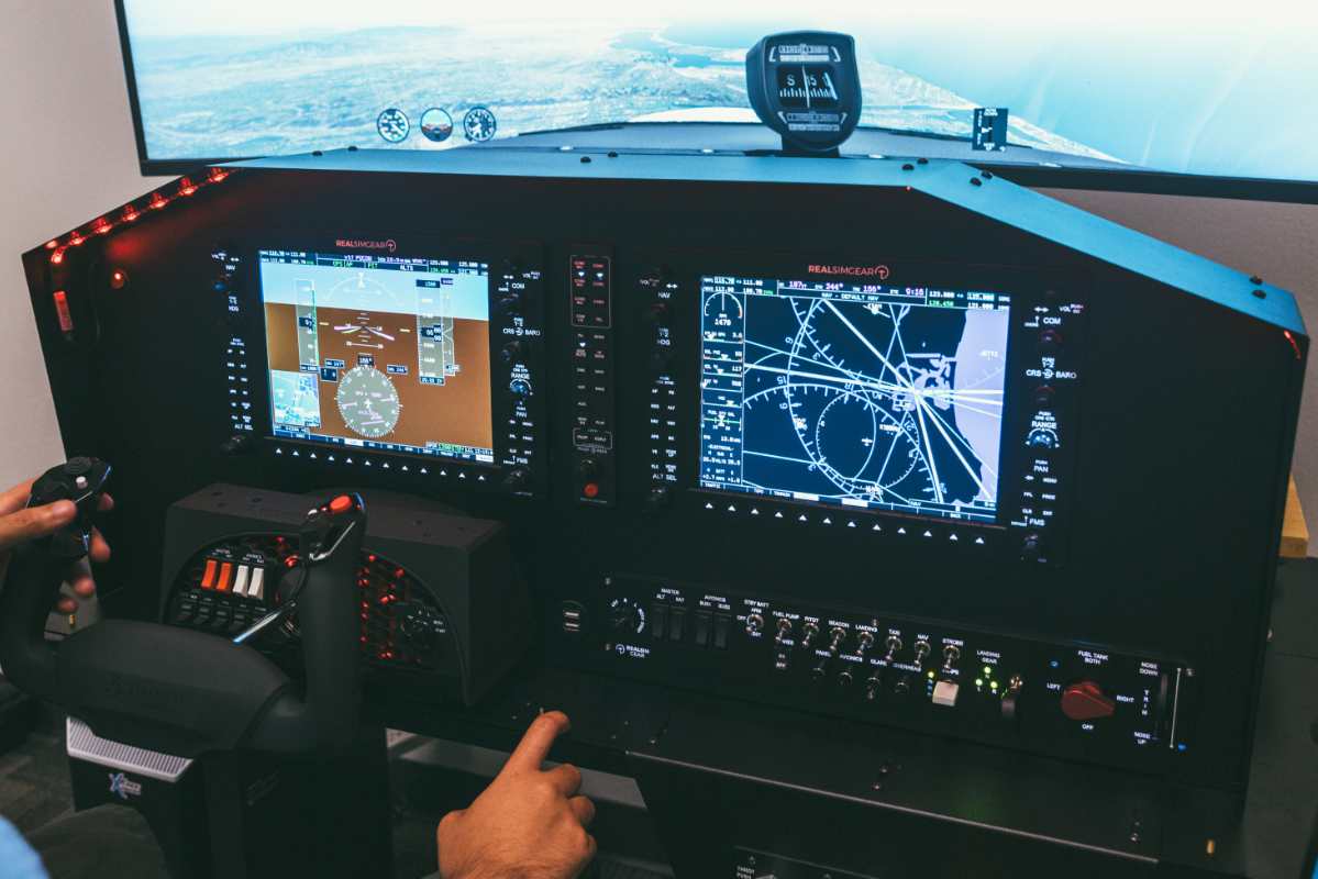 RealSimGear Piper Archer FAA-Approved BATD Flight Simulator