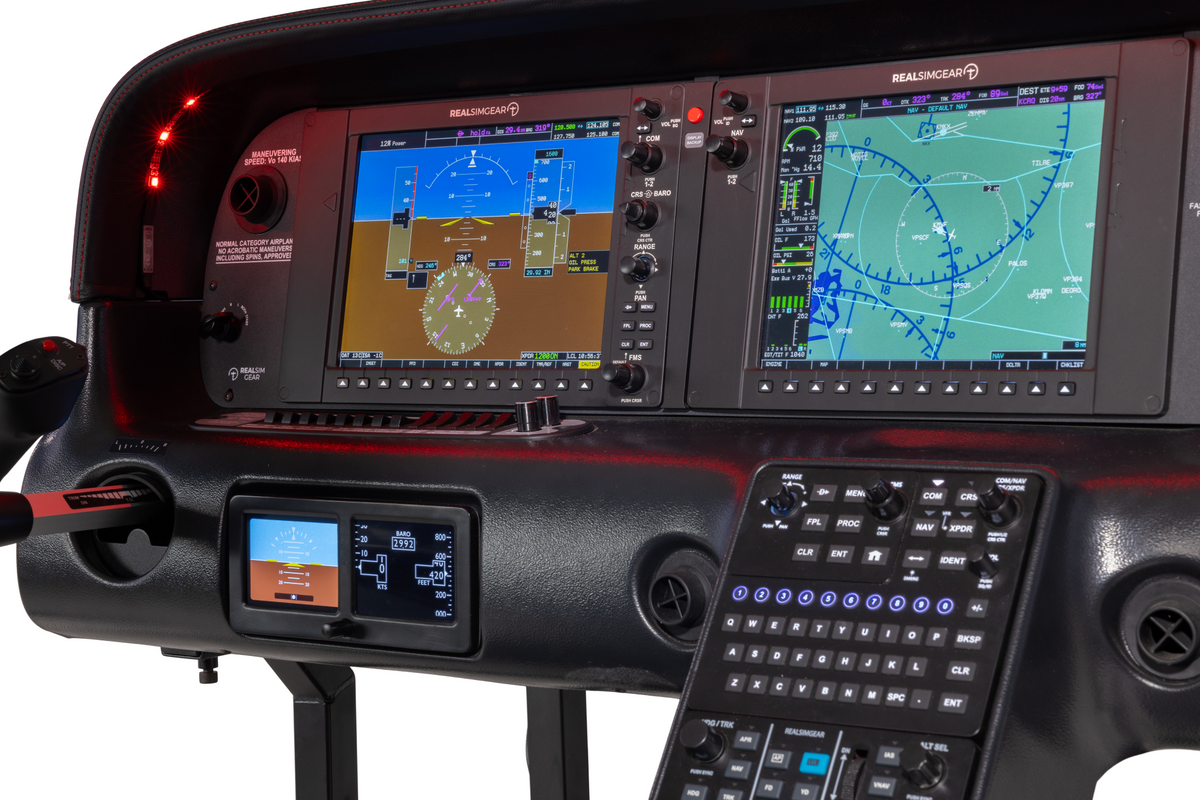 RealSimGear SRx FAA-Approved AATD Flight Simulator | Cirrus SR20/SR22