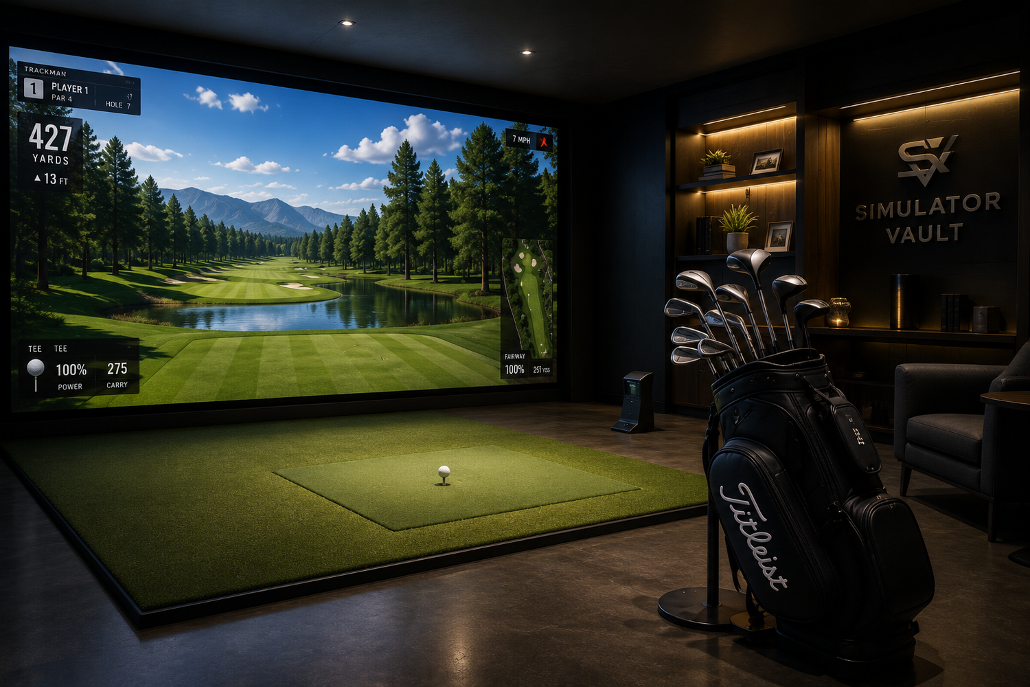 Golf simulators