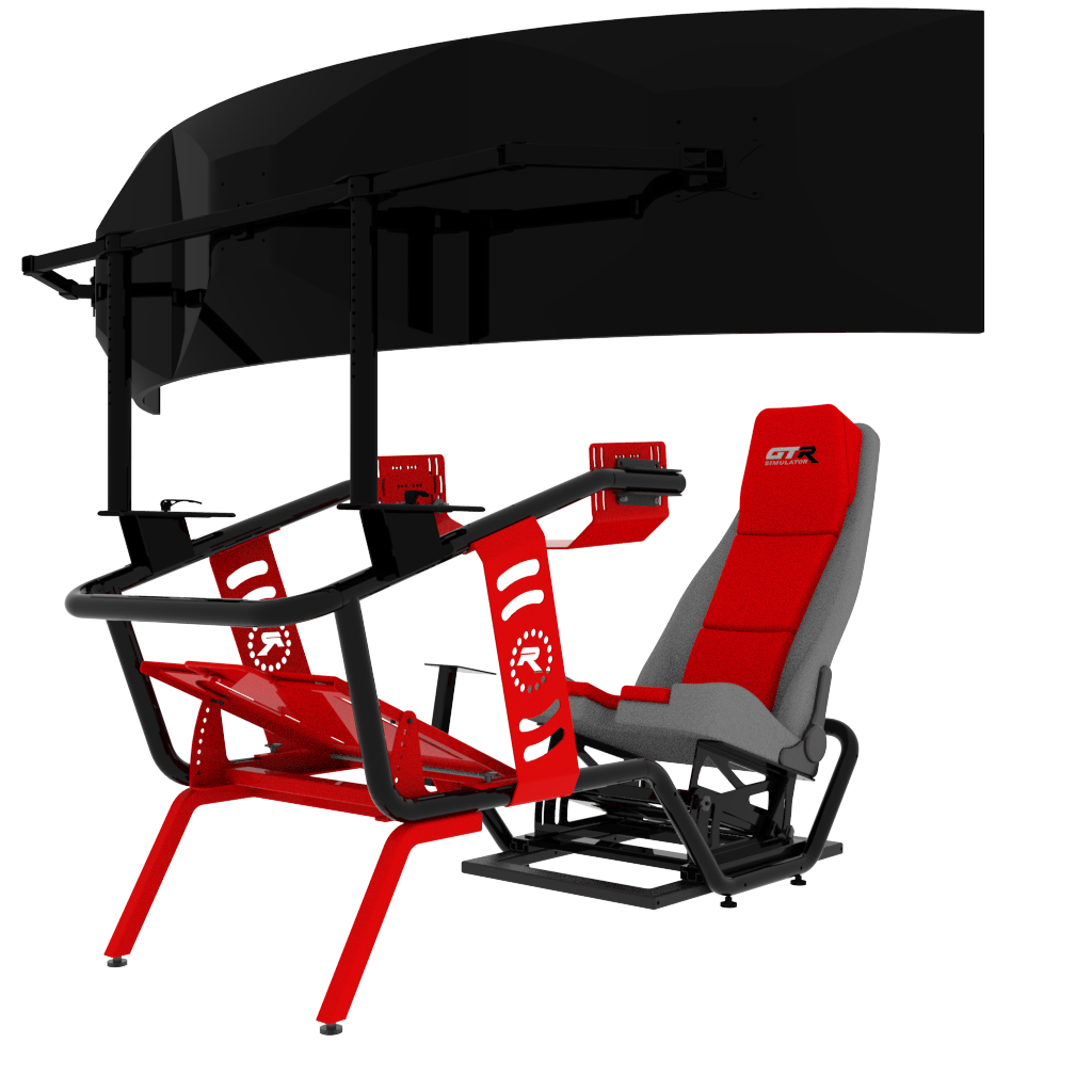GTA Apex Turnkey Competition Racing Simulator | MOZA R12, Gaming PC & Triple-Screen Ready