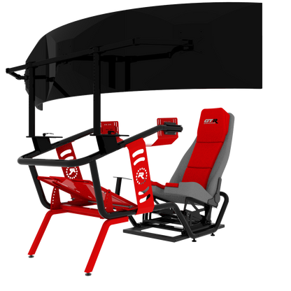 GTA Apex Turnkey Competition Racing Simulator | MOZA R12, Gaming PC & Triple-Screen Ready