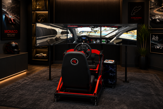 GTA Apex Turnkey Competition Racing Simulator | MOZA R12, Gaming PC & Triple-Screen Ready