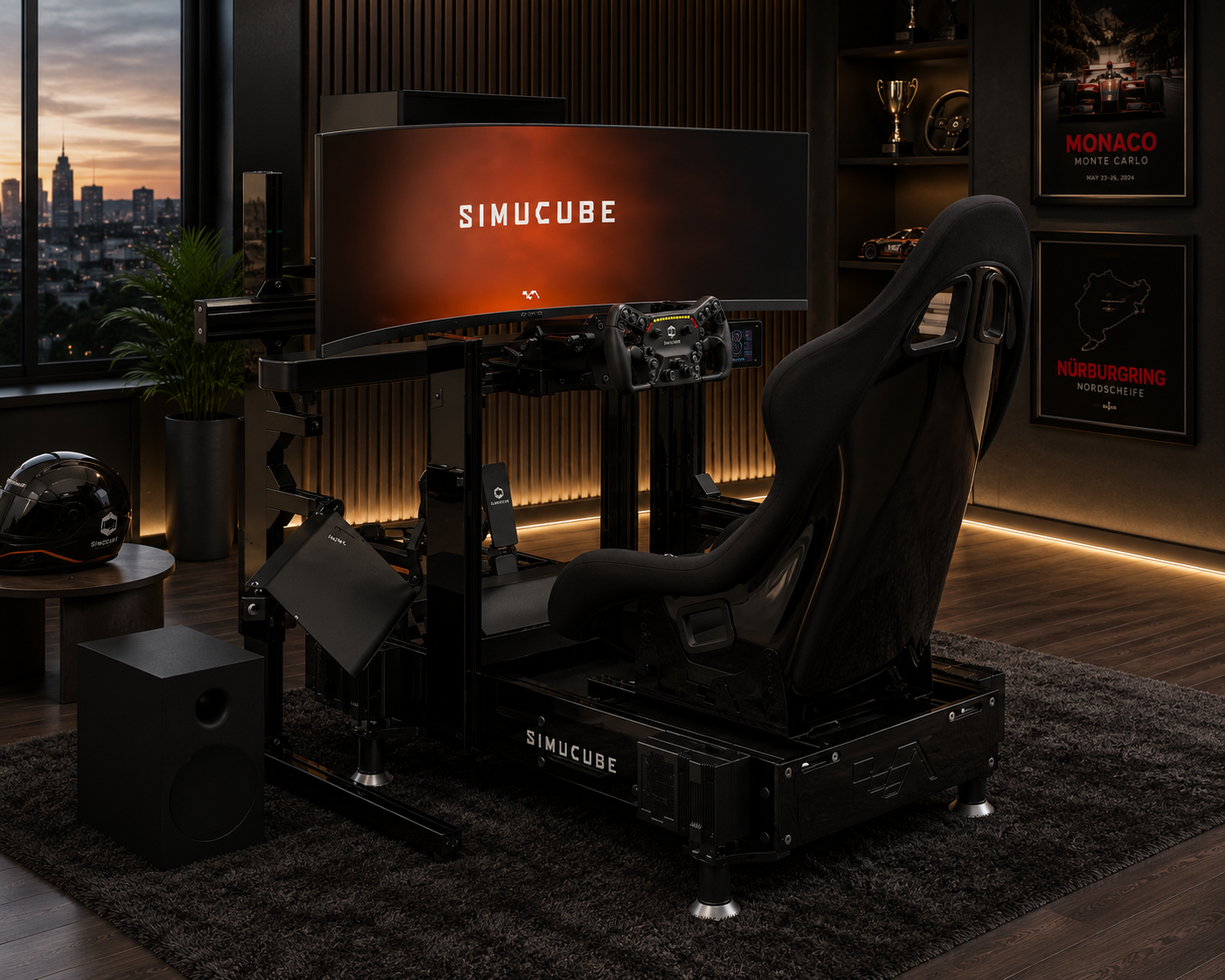 Advanced SimRacing x Simucube Pro Racing Simulator | D-BOX Gen 5 Motion & Simucube 3 Pro
