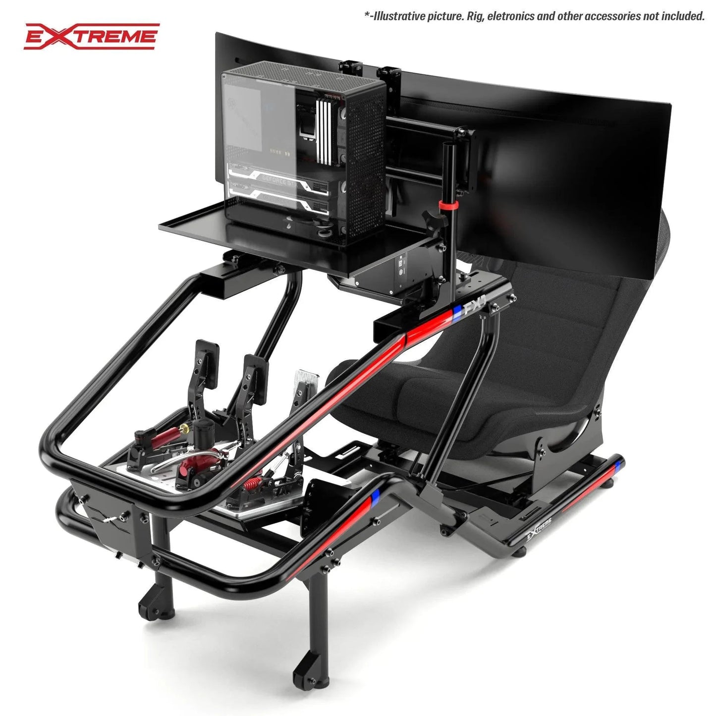 FX1 Formula Racing Simulator Bundle – 23Nm Direct Drive, FX-PRO Wheel & Hydraulic Pedals