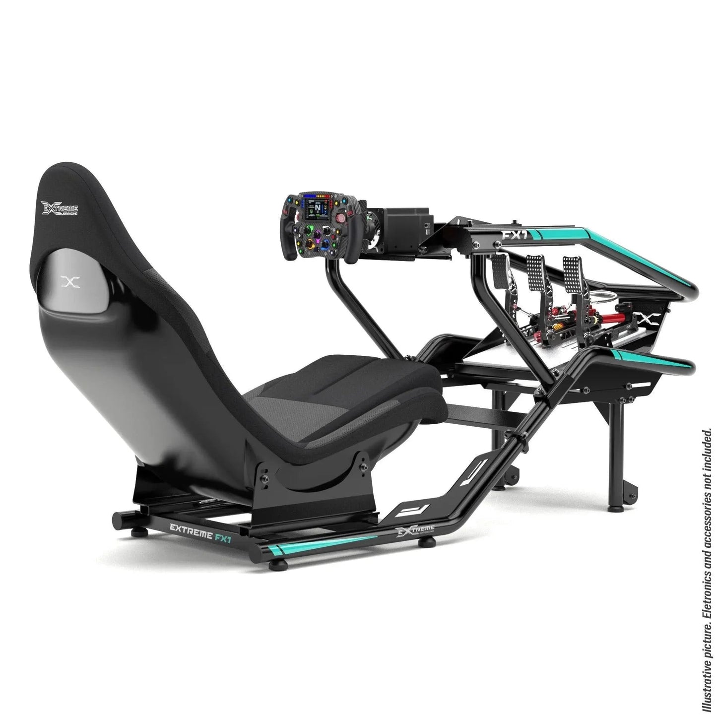 FX1 Formula Racing Simulator Bundle – 23Nm Direct Drive, FX-PRO Wheel & Hydraulic Pedals