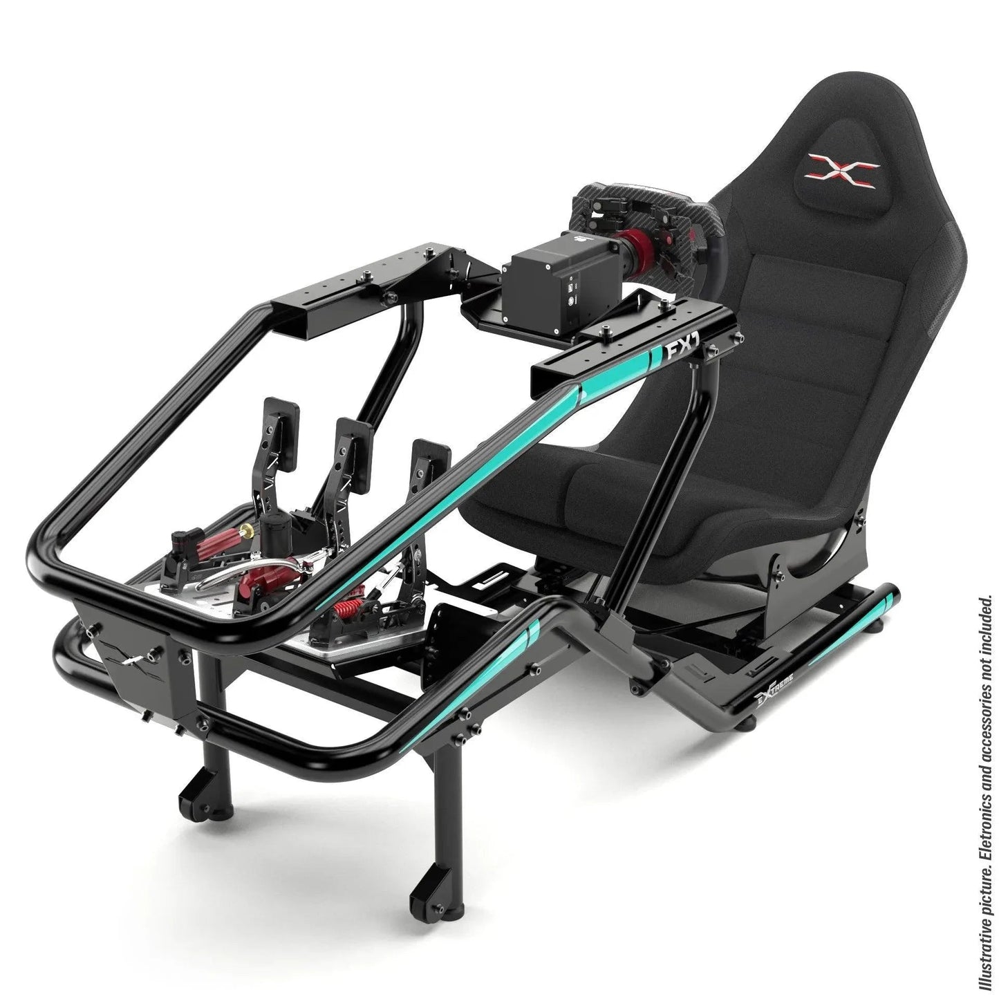 FX1 Formula Racing Simulator Bundle – 23Nm Direct Drive, FX-PRO Wheel & Hydraulic Pedals