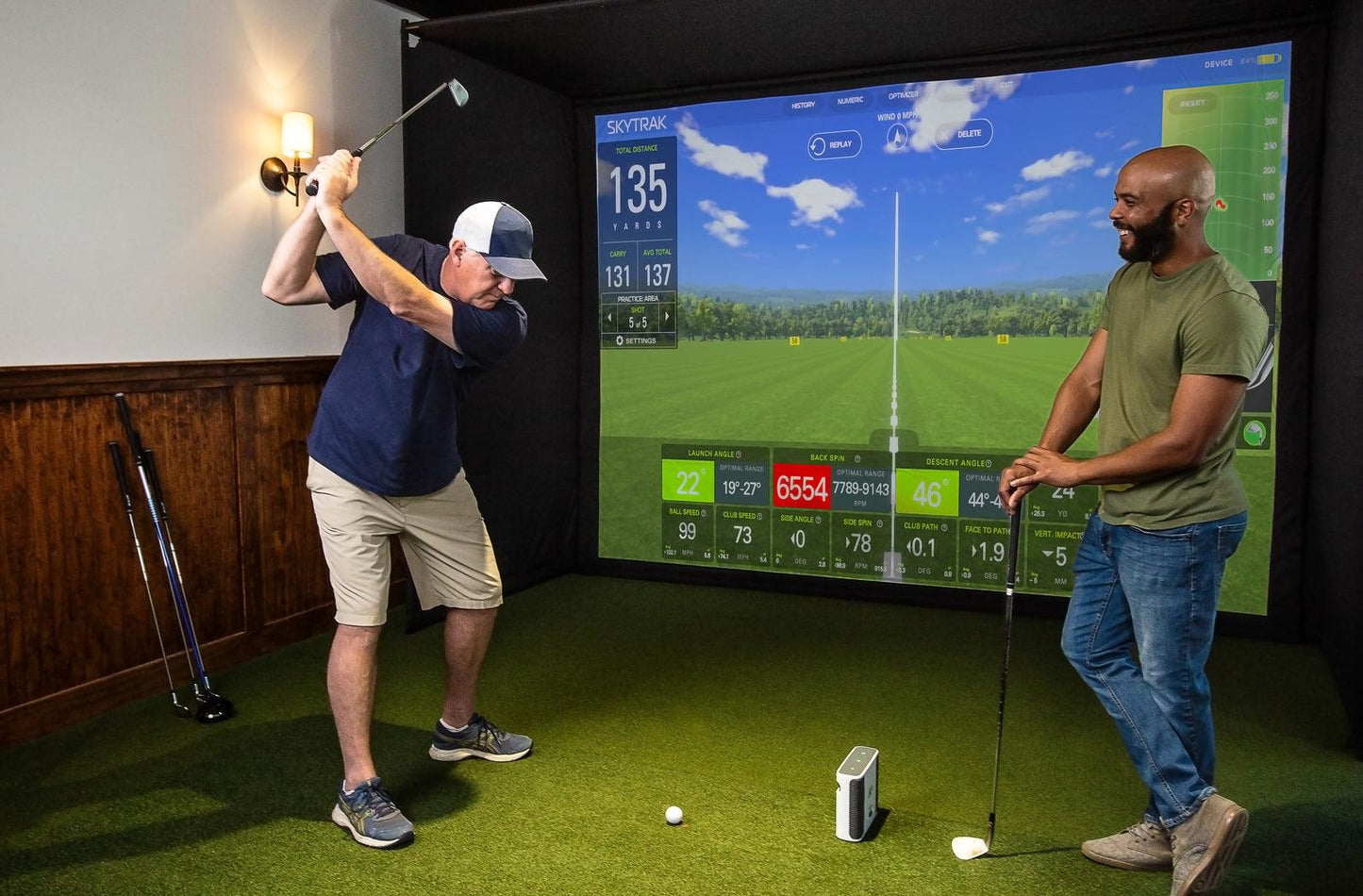 SkyTrak+ Majestic Golf Simulator