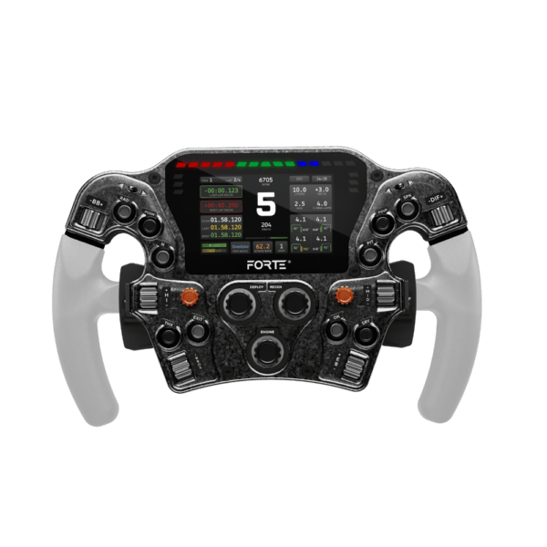 Asetek SimSports Forte Formula Pro Steering Wheel Black