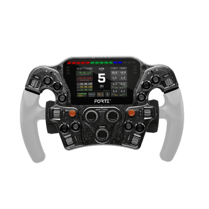 Asetek SimSports Forte Formula Pro Steering Wheel Black